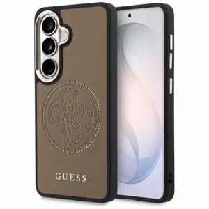 Guess Suojakuori Perforated Logo MagSafe Samsung Galaxy S26:lle ruskea