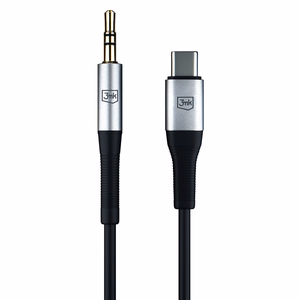Audiokaapeli 3mk USB-C - 3,5mm 1,0m musta