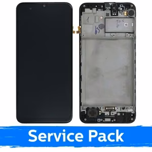 LCD-näyttö yhteensopiva Samsung M315 M31 / M217 M21s musta (Service Pack)