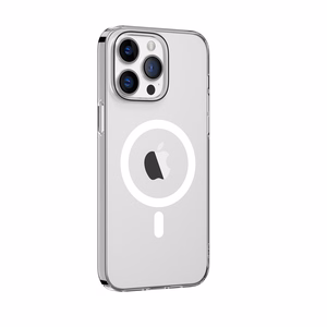 Comma Hard Jacket Mag -kuori iPhone 15 Plus kirkas antibakteerinen