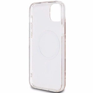 Guess IML GCube MagSafe Suojakuori iPhone 15:lle - ruskea