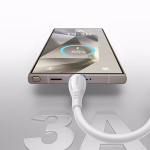 Joyroom S-A59 Vibrant Series 3A USB-A - USB-C Kaapeli 1,2m - valkoinen
