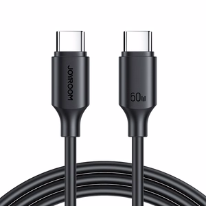 Joyroom Long-Lasting Series A9 USB-C / USB-C PD QC kaapeli 60W 3A 1m - musta