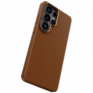 CARE by PanzerGlass Solo Qi suojakuori Samsung Galaxy S26 Ultra ruskea