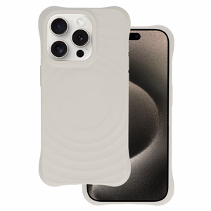 Tel Protect Wave Magsafe Suojakuori iPhone 15 Pro Max:lle harmaa