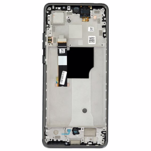 LCD + kosketusnäyttö Motorola Edge 40 Neo musta alkuperäinen