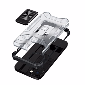 Crystal Ring Case jalustallinen kestävä iskunkestävä suojakuori iPhone 13 minille, musta