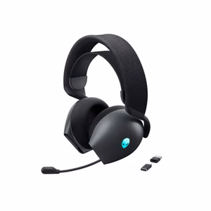 Dell Gaming Headset Alienware Tri Mode AW725H Bluetooth Over-Ear Microphone Dark Side of the Moon Noise canceling Wireless