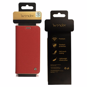 Wonder Frame Suojakuori iPhone 17:lle punainen