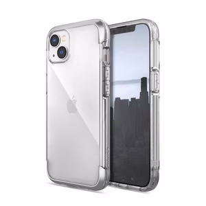 Raptic X-Doria Air Case iPhone 14 panssaroitu suojus hopea