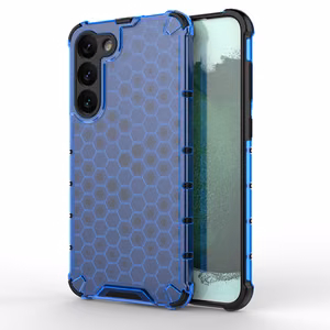Honeycomb Suojakuori Samsung Galaxy S23+:lle panssaroitu hybridikotelo sininen
