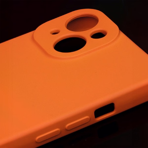 Silikoninen suojakuori Xiaomi Redmi 13c 5G:lle oranssi