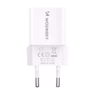 Wozinsky WWCEAC GaN USB-A USB-C 33W Wall Charger - White