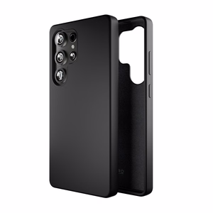 Puro Icon silikoninen suojakuori Samsung Galaxy S25 Ultra -puhelimelle - musta
