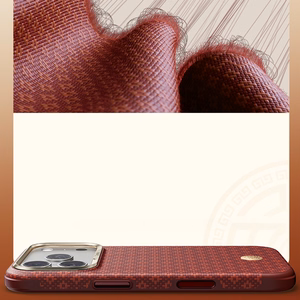Benks ArmorGrid Edge X9 Air Navigator Kevlar-suojakuori (C.K.FL.AP.RD.X069) iPhone 18 Pro / 17 Pro -puhelimille, punainen (Sawy Red)