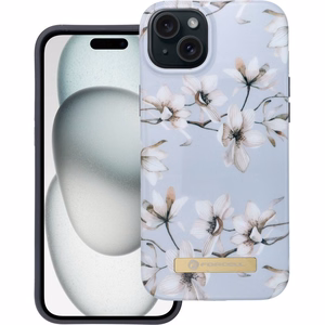 Suojakuori iPhone 15 PLUS:lle Forcell F-Protect yhteensopiva MagSafe spring flowers