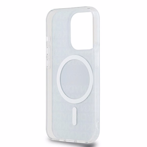 DKNY IML Mono ja Raita MagSafe Suojakuori iPhone 14 Pro Max:lle - musta