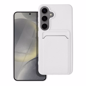 Suojakuori Samsung S24:lle Card Case valkoinen