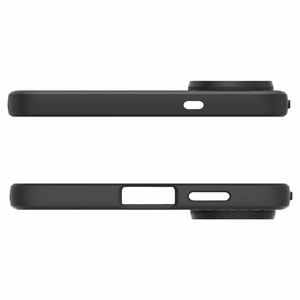 Spigen Liquid Air Suojakuori Samsung Galaxy S25 Edge:lle - musta