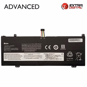 Kannettavan tietokoneen akku LENOVO L18C4PF0, L18D4PF0, 2900 mAh, Extra Digital Advanced
