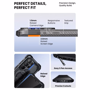 Supcase iBlason ArmorBox Clip Mag MagSafe suojakuori Samsung Galaxy S26 Ultralle - musta
