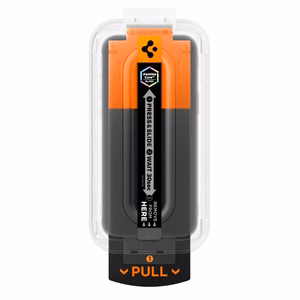 Spigen Glas.TR EZ Fit Pro Karkaistu lasi iPhone 16 Pro / 17 / 17 Pro:lle - läpinäkyvä