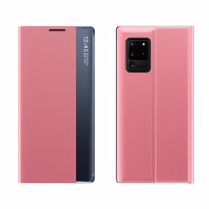 Uusi Sleep Case flip cover Samsung Galaxy A73 vaaleanpunainen