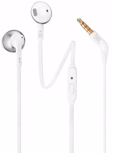 JBL T205 Langalliset In-Ear Kuulokkeet Valkoinen