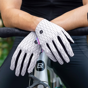 Rockbros MTB cycling gloves size: M - white and black