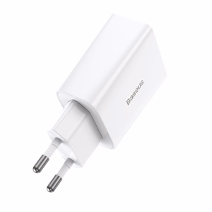 Baseus Speed Mini pikalaturi, USB-C, PD, 3A, 20W (valkoinen)