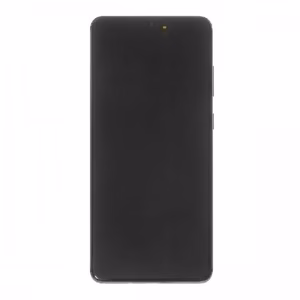 LCD Näyttö kehyksellä Samsung G985 S20 Plus / Cosmic Grey / (Uusittu: Telemax) (Palaneet kuvakkeet valkoisella taustalla)