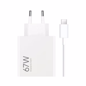 Laturi Xiaomi HyperCharge Combo 67W USB-A valkoinen BHR9465EU