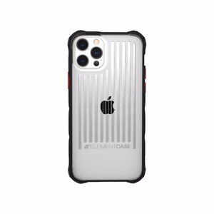 Element Special Ops suojakuori iPhone 13 Pro -laitteelle, Mil-Spec-pudotussuojauksella, musta ja läpinäkyvä