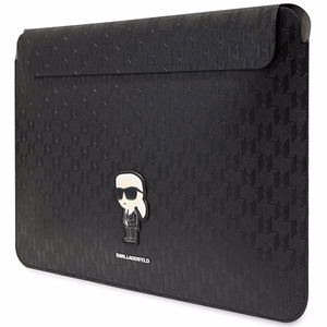 Karl Lagerfeld Saffiano Monogram Ikonik Suojakuori 14 tuuman kannettavalle - musta