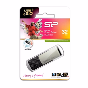 Silicon Power Blaze B30 USB flash drive 32 GB USB Type-A 3.0 (3.1 Gen 1) Black