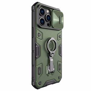Nillkin CamShield Armor Pro suojakuori Apple iPhone 14 Pro vihreä