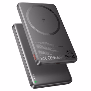 Varavirtalähde MagSafe-yhteensopiva Hoco 5000 mAh QC PD 2A 20W Q26 metallinen harmaa