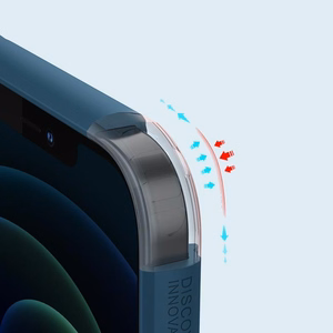 Nillkin Super Frosted Shield Pro suojakuori laitteelle Apple iPhone 12 Pro Max, punainen