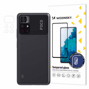 Wozinsky Camera Glass 9H Full Camera Tempered Glass for Xiaomi Poco M4 Pro 5G Camera