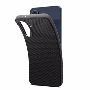Spigen Liquid Air Suojakuori Samsung Galaxy A36 5G:lle - matta musta