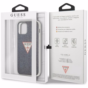 Guess GUHCP12LPCUJULDB iPhone 12 Pro Max 6.7" tummansininen / tummansininen kotelo Jeans Collection -mallisto