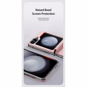 DUX DUCIS case BRIL for SAMSUNG Z Flip6 5G pink