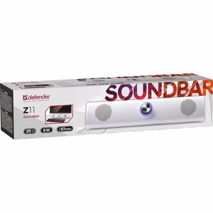 Defender Z11 soundbar 6W LED 65311 valkoinen