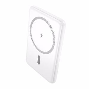 Varavirtalähde Hoco 5000 mAh QC PD 2A 20W erittäin ohut J140A valkoinen, MagSafe-yhteensopiva
