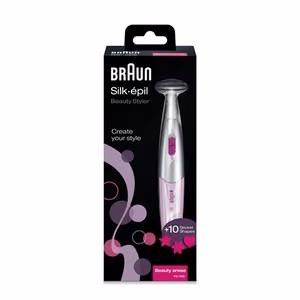 Braun SilkFinish FG1100 – tarkkuustrimmeri, 1 tehotaso, AAA, vaaleanpunainen