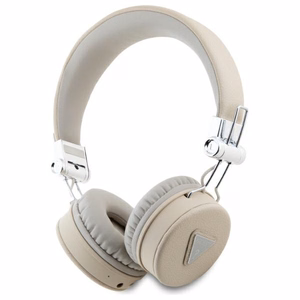 Guess Bluetooth on-ear kuulokkeet ENC GUBH70PGTSPSE beige/beige uurrettu Classic Round Shape