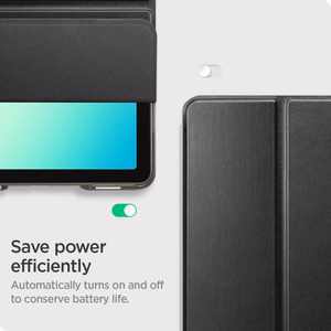 Spigen Smart Fold Case for Samsung Galaxy Tab A9+ / A11+ - Black
