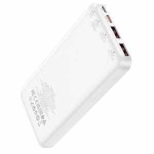 Varavirtalähde Hoco 10000 mAh PD QC 3A 22,5W J101 valkoinen