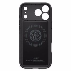 Spigen Thin Fit MagSafe Suojakuori iPhone 17 Pro Max:lle - musta