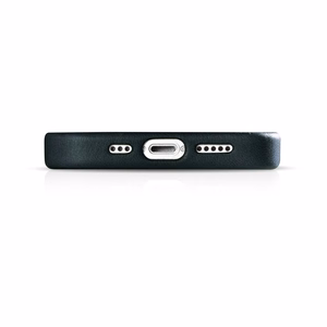 iCarer Öljyvaha Premium Nahkakotelo iPhone 14 Plus Magneettinen nahkakotelo MagSafe tumman sininen (WMI14220703-BU)